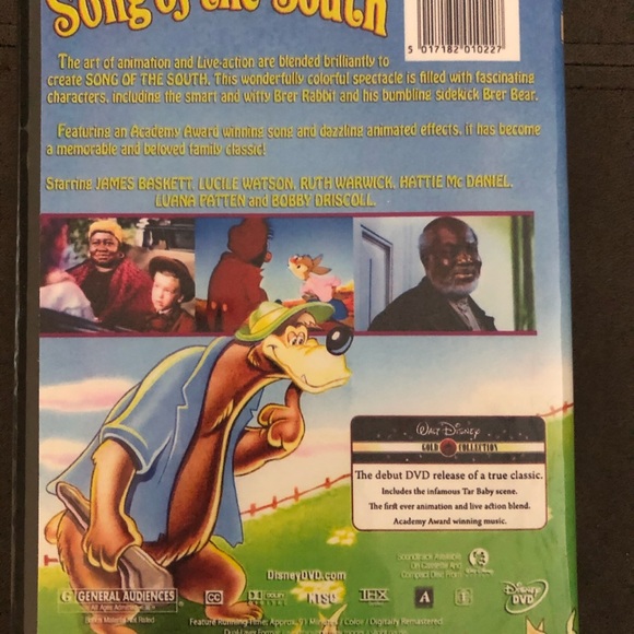 Disney Other Song Of The South Dvd Disney Movie Poshmark
